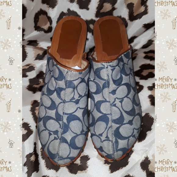 Women's COACH clogs sz10 - Picture 4 of 5